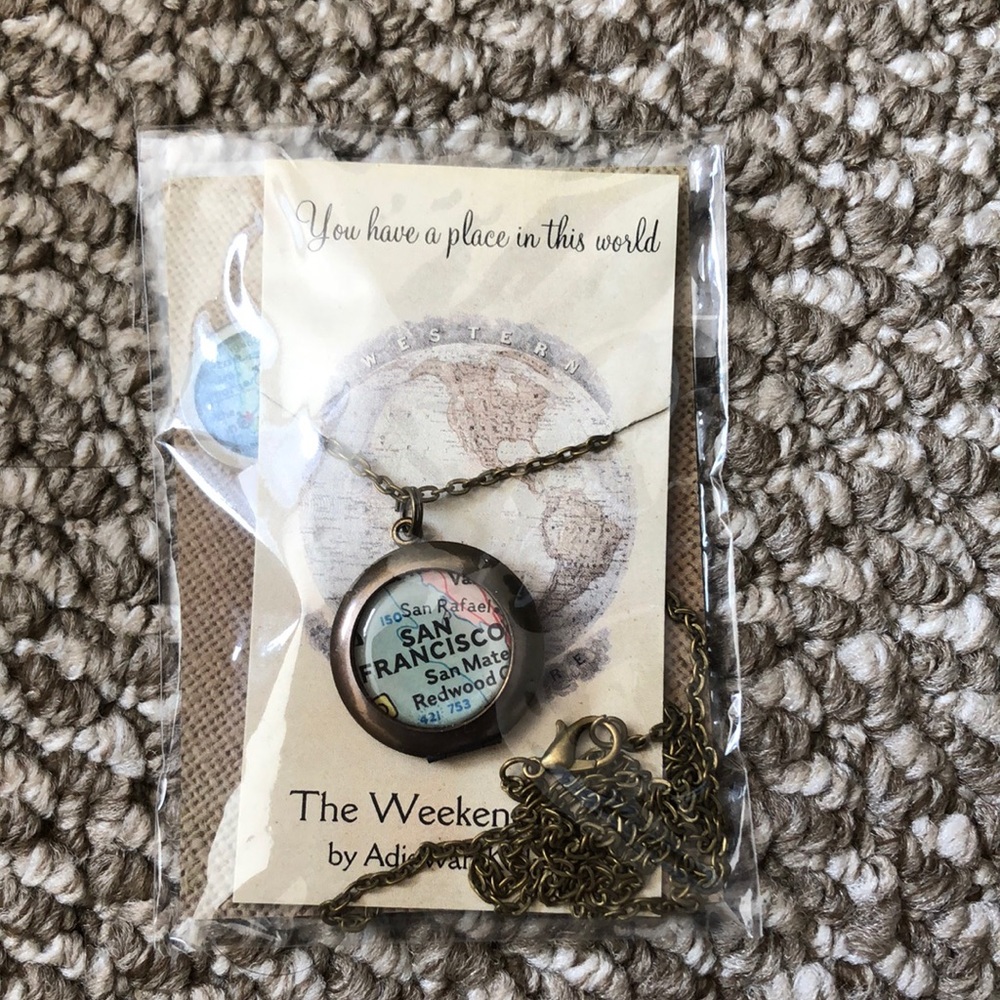 San Francisco locket necklace